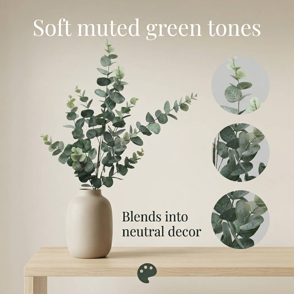 34" Eucalyptus 12 Spray