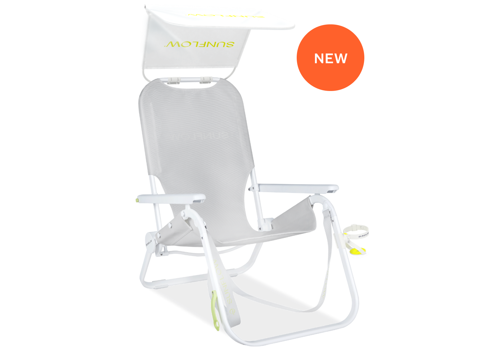 The Shore Thing Chair with Sun Shade and Drink Holder