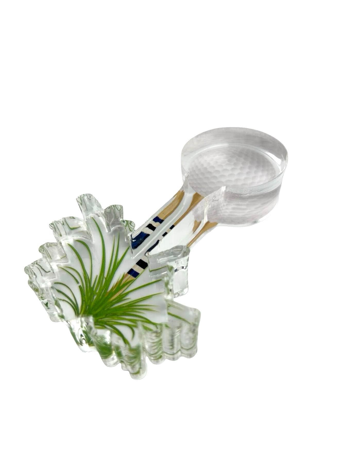 Acrylic Napkin Weight, Golf