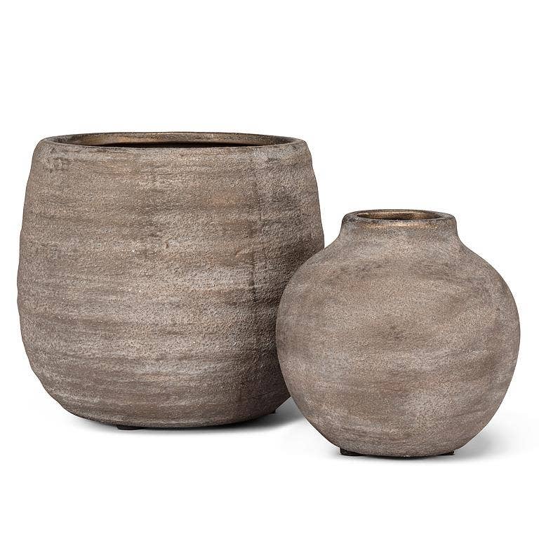 Coarse Texture Vase-4"H