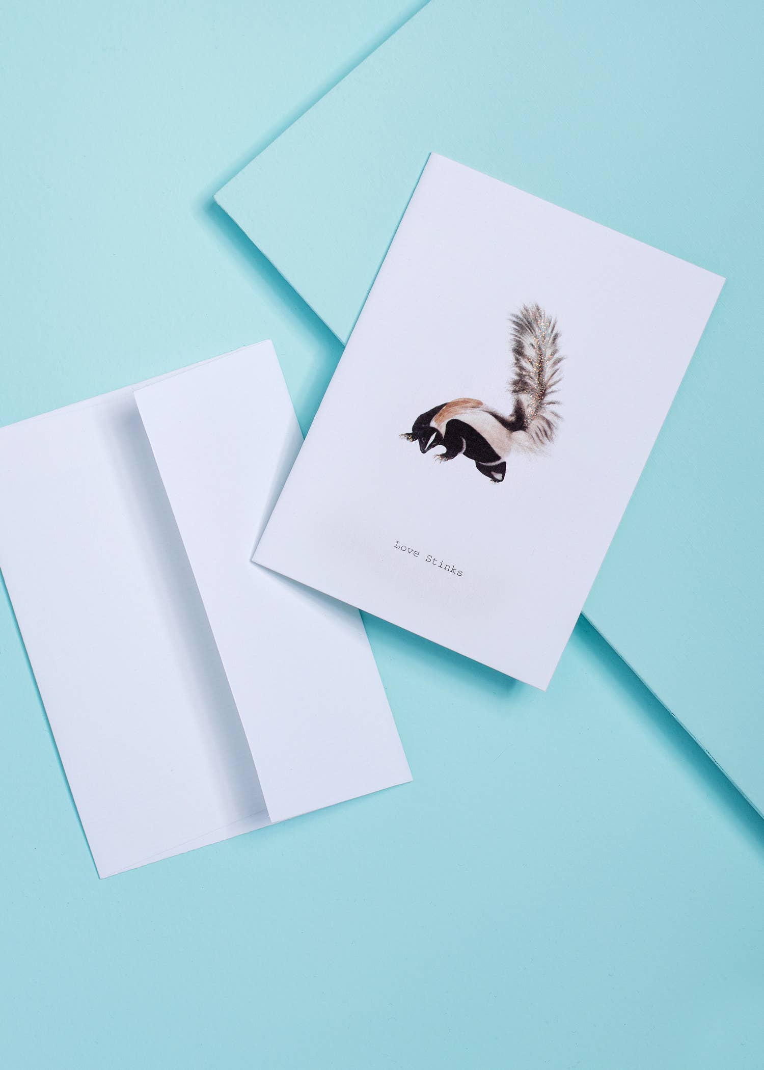 LOVE STINKS GREETING CARD