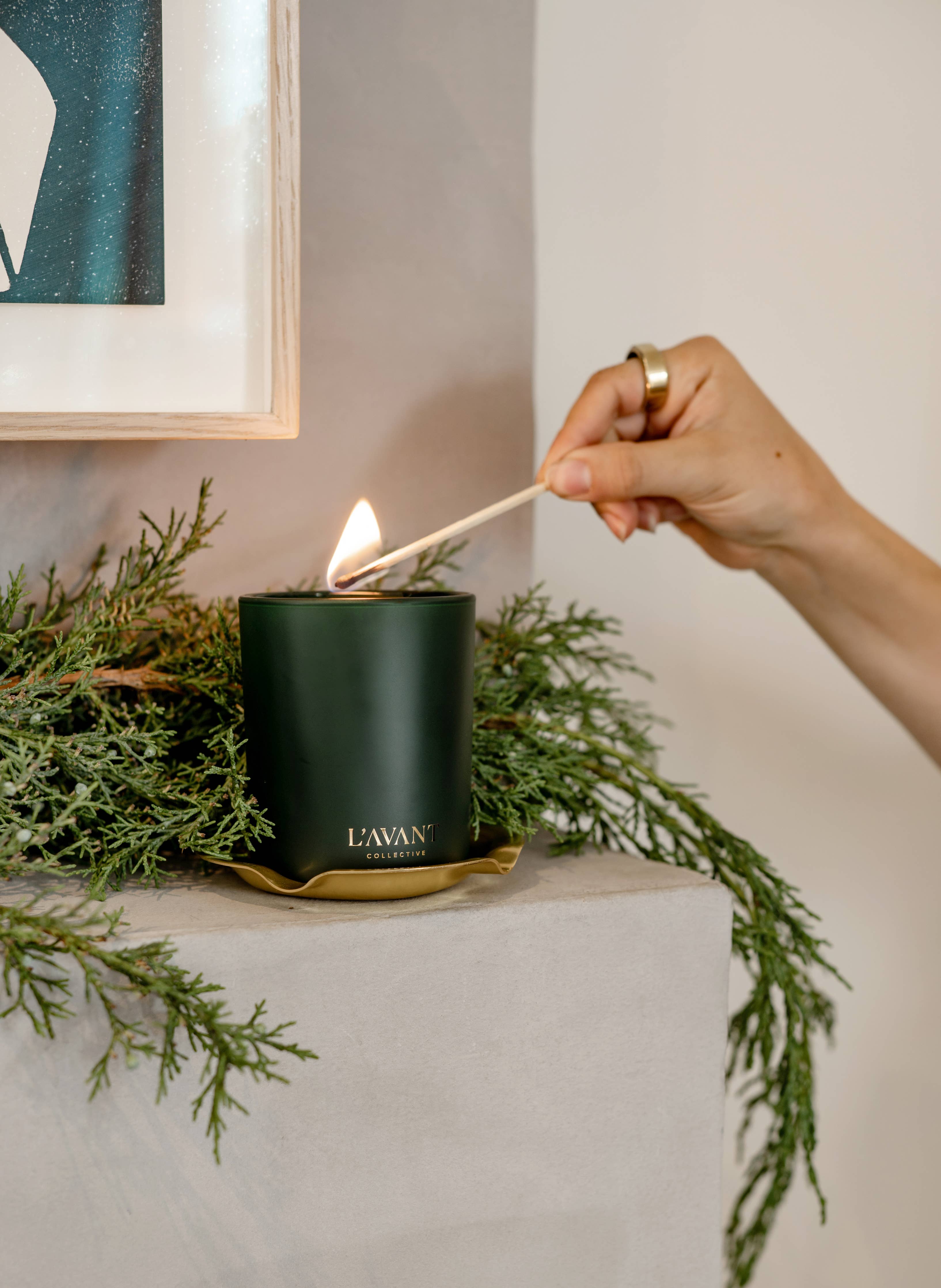 Candle Winter Fir