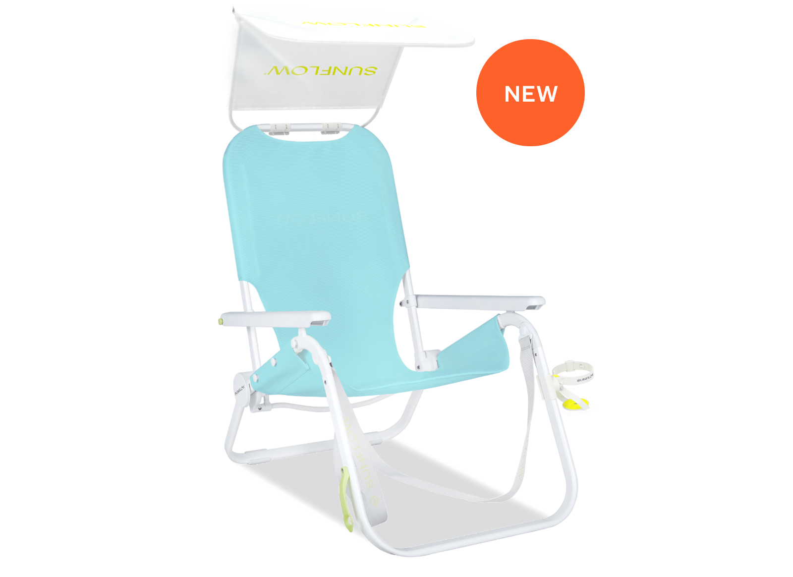 The Shore Thing Chair with Sun Shade and Drink Holder