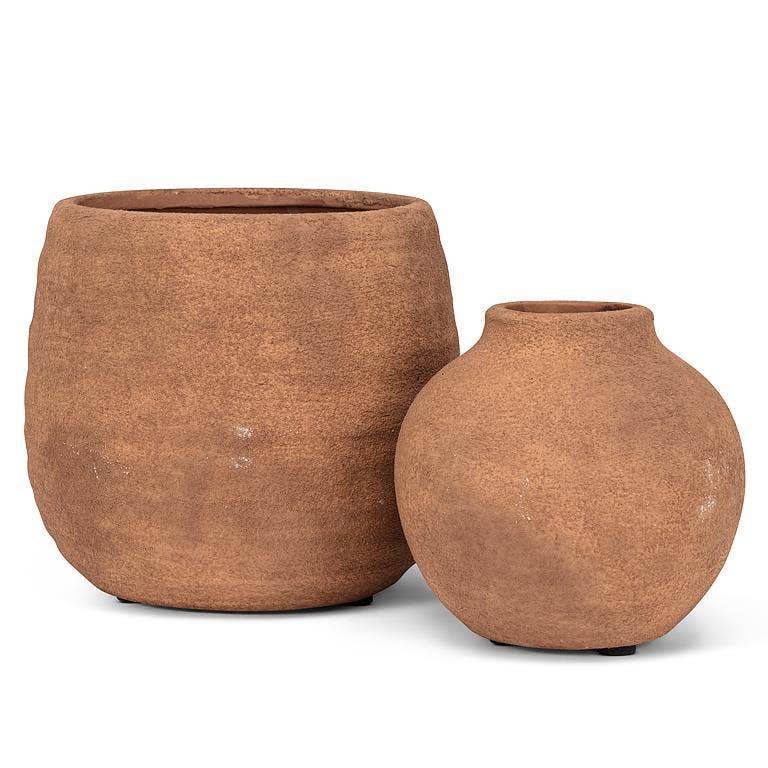 Coarse Texture Vase-4"H