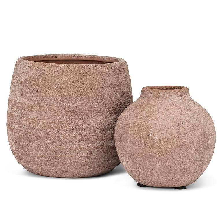 Coarse Texture Vase-4"H