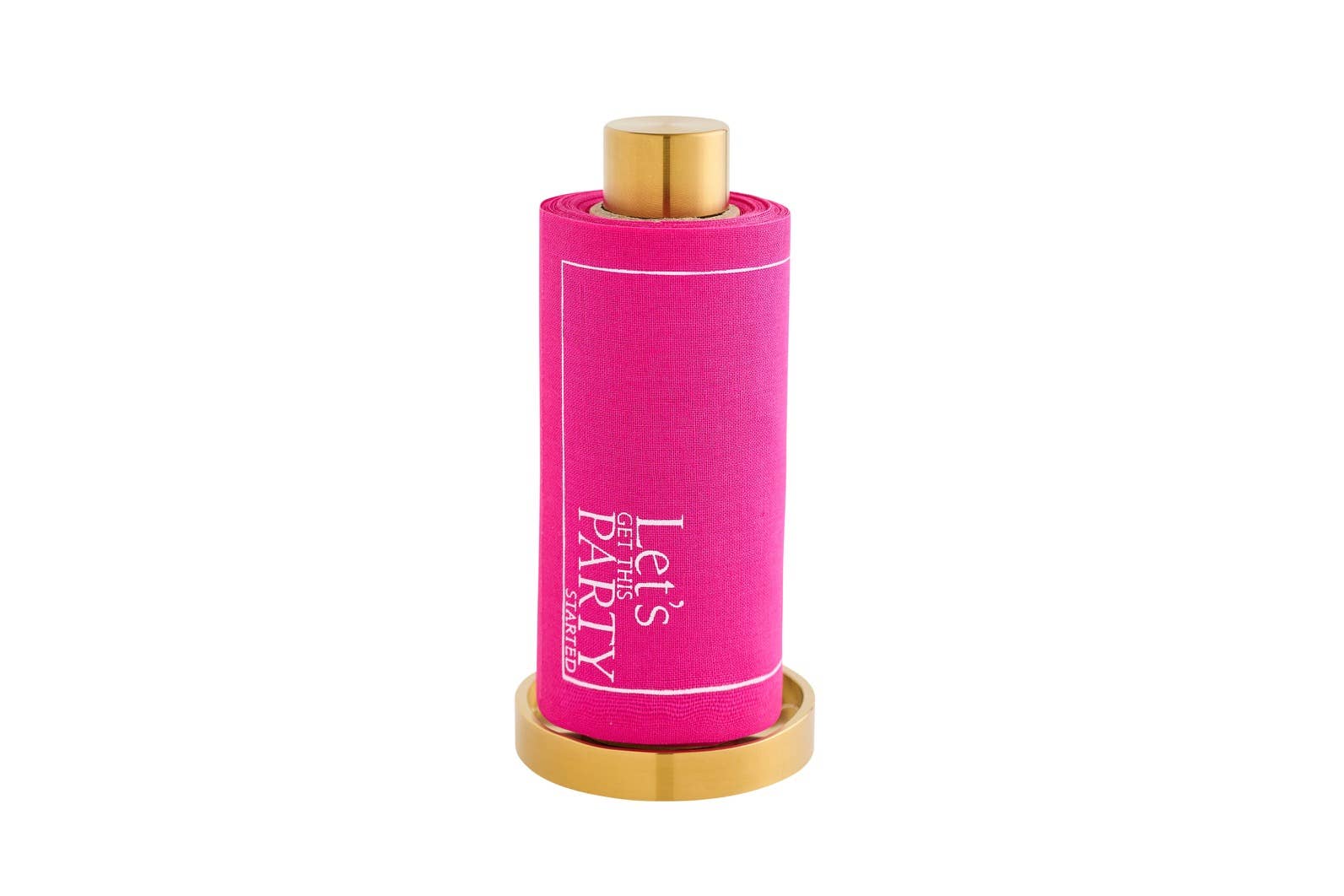 Cotton Cocktail Napkin Roll: Blush Crush (Fuchsia Pink)