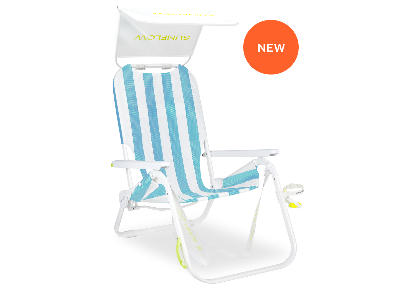 The Shore Thing Chair with Sun Shade and Drink Holder
