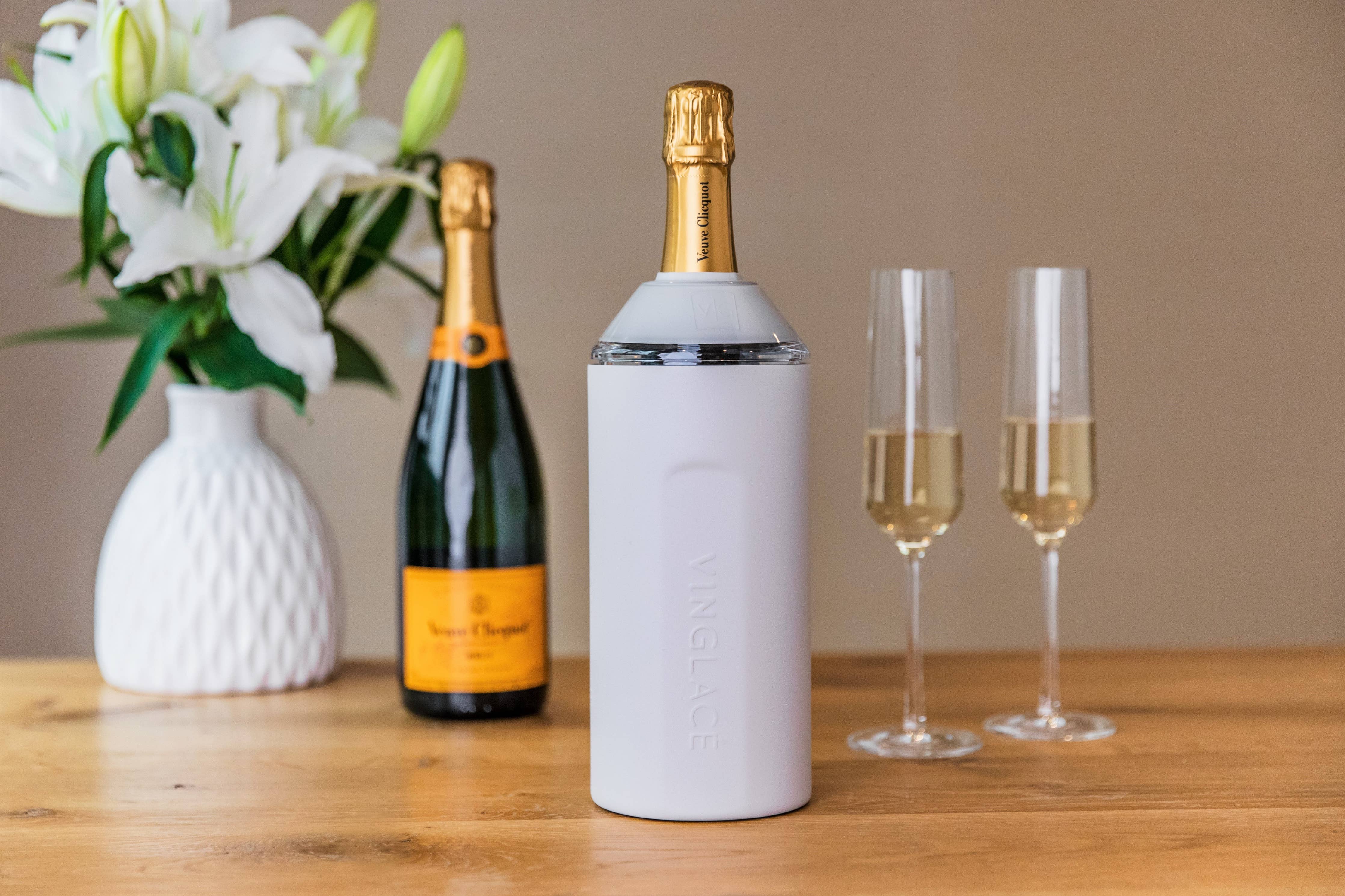 Vin Glace’ Wine Gift Sets with Glass Lined Wine Glasses