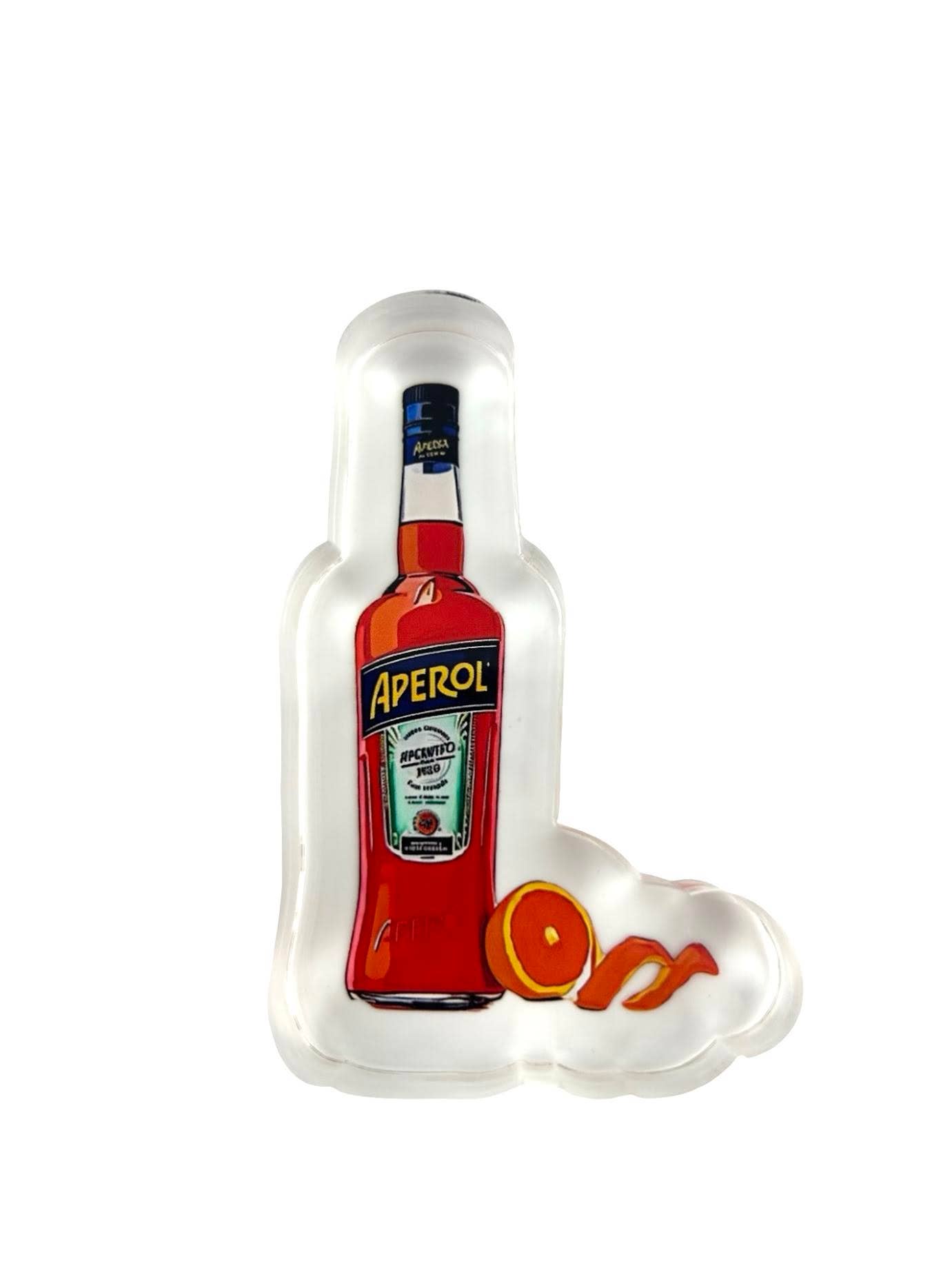 Acrylic Napkin Weight, Orange Cocktail