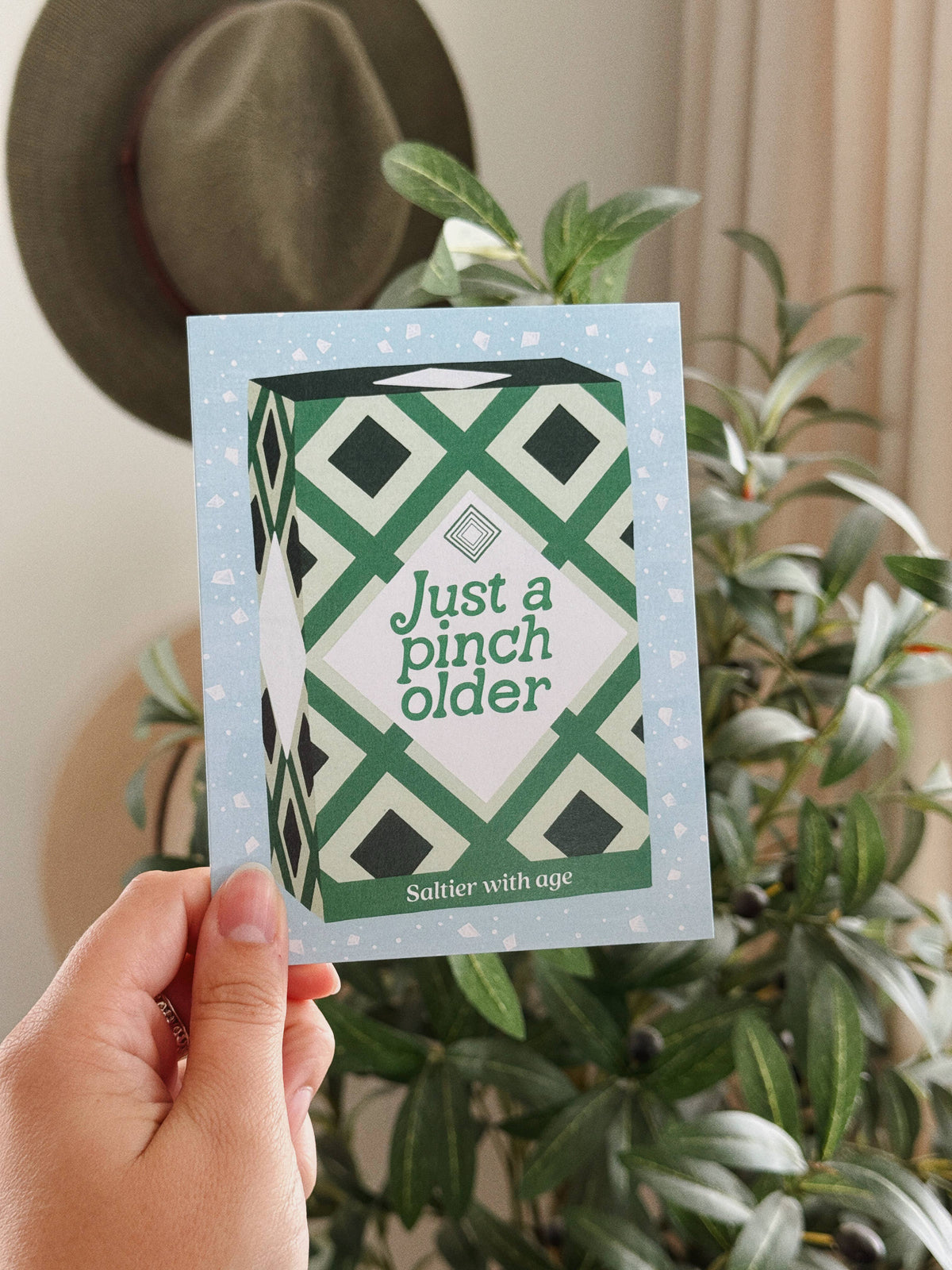 Just A Pinch Older - Salt Foodie Birthday Card