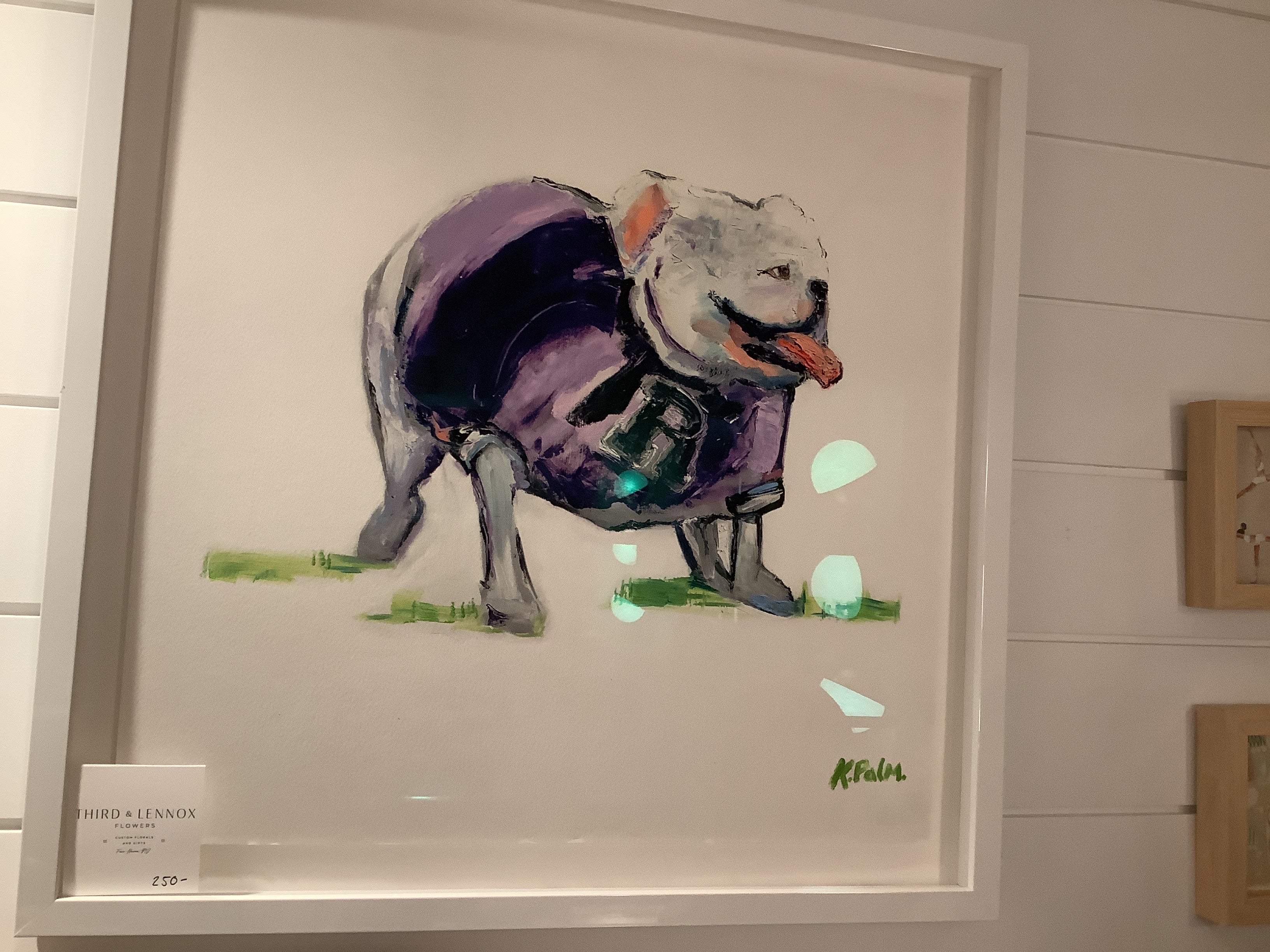 KPalm art-BULLDOG FRAME