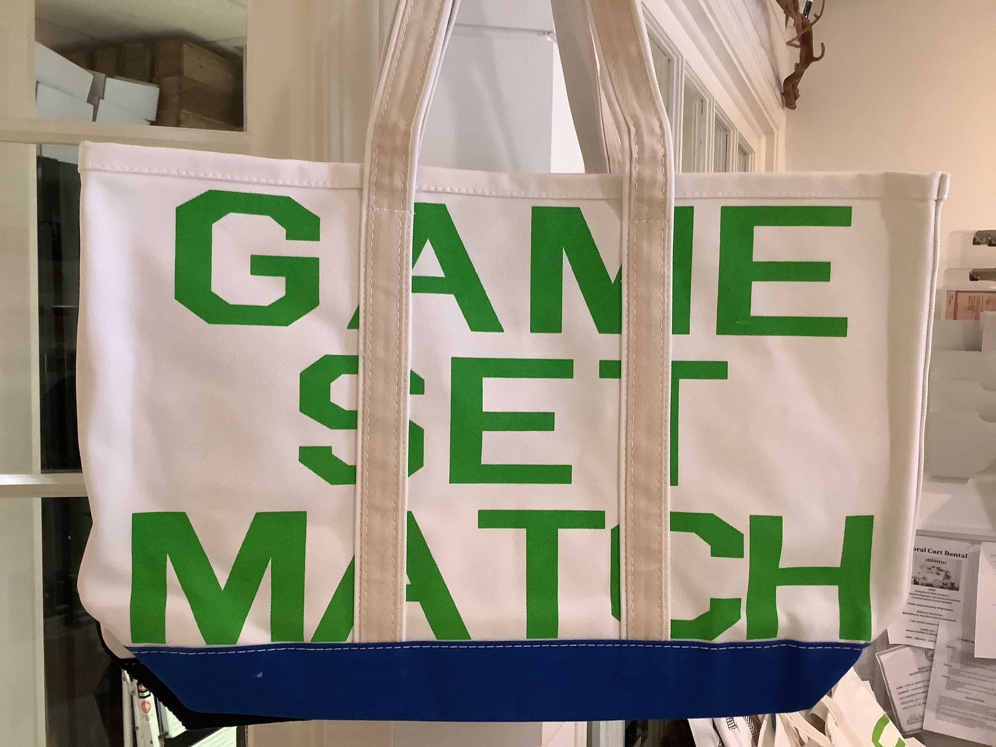 Crab & Cleek - Tote Bag- Game Set Match