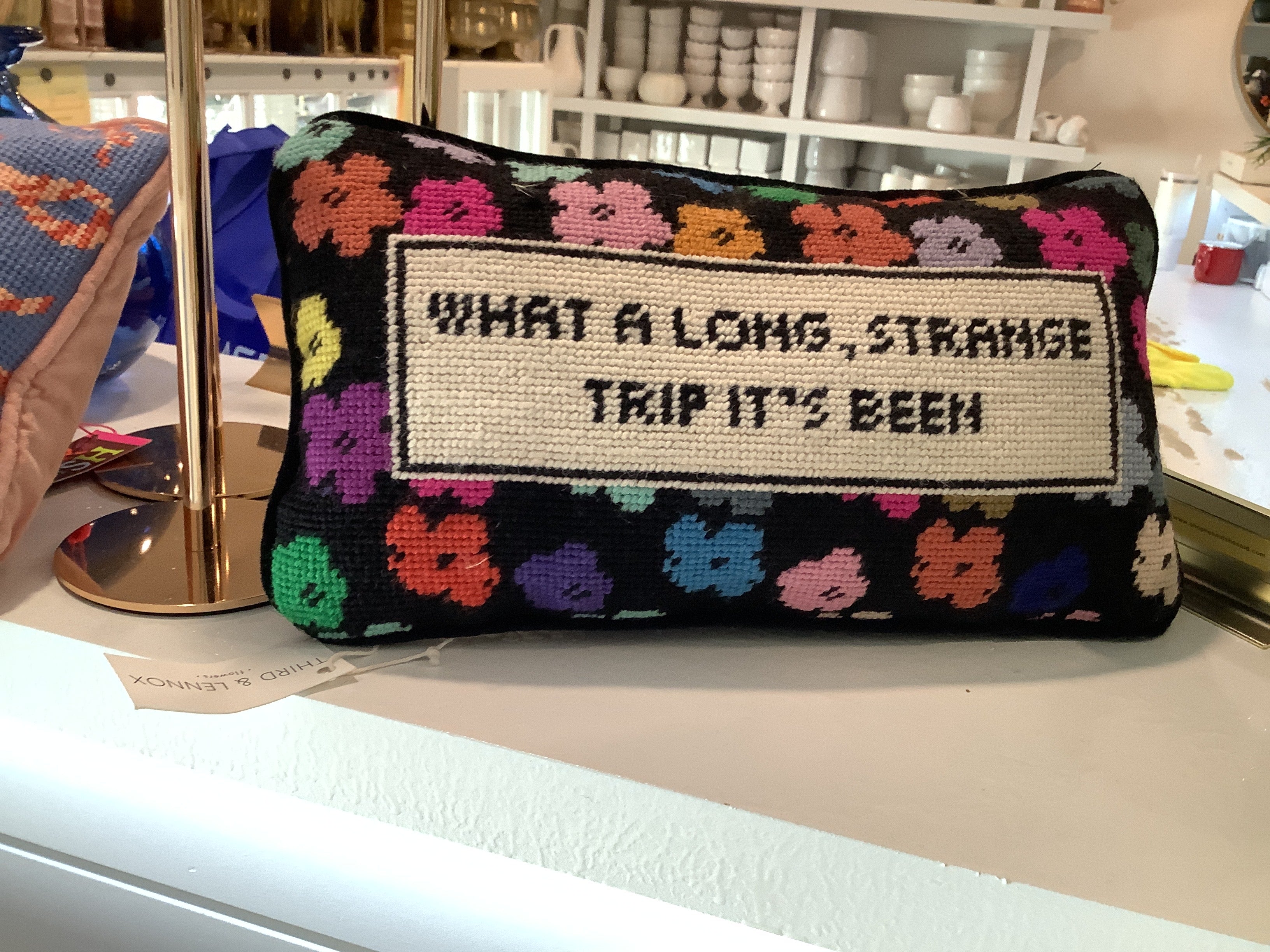 What a long strange trip pillow
