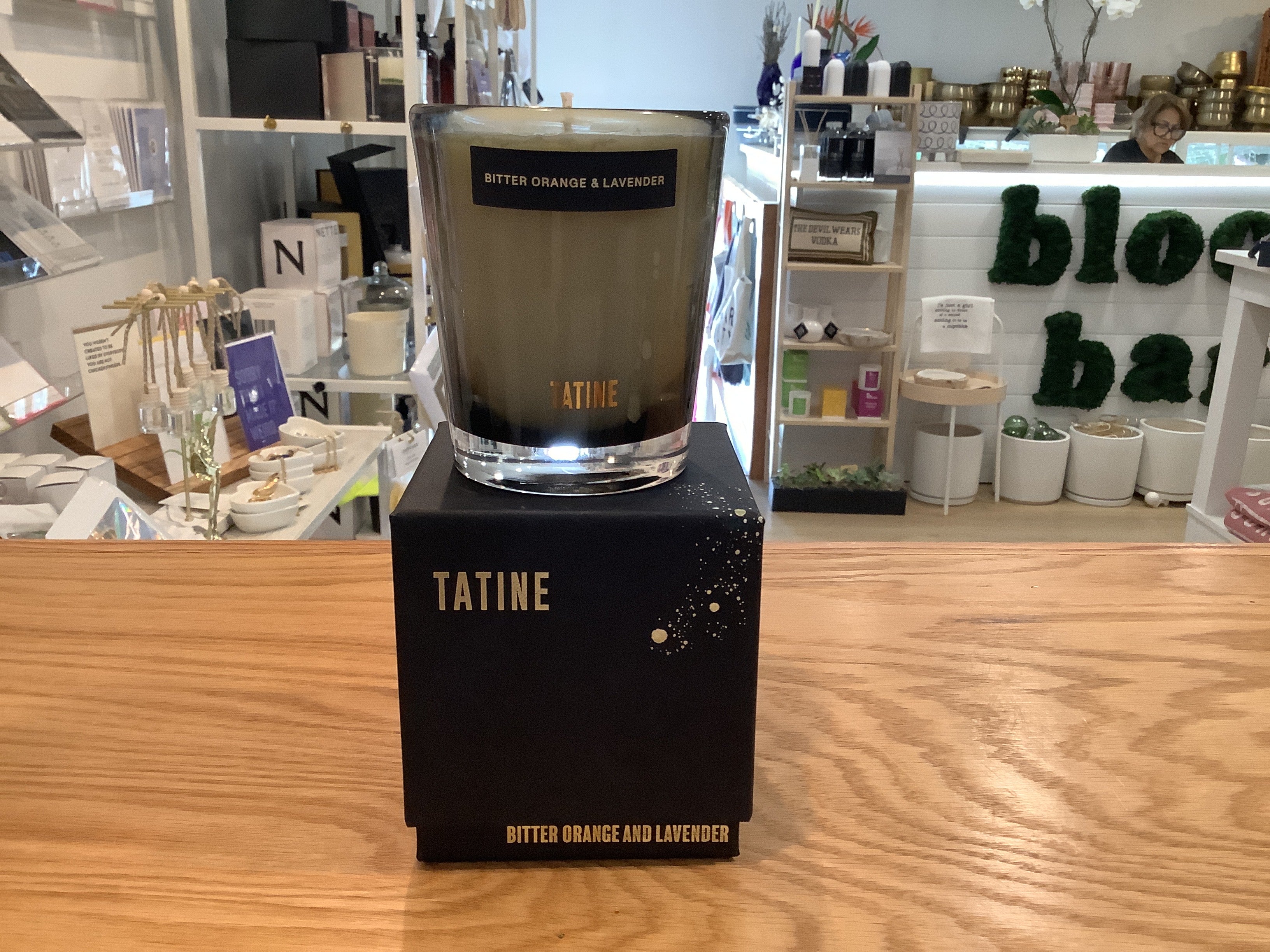Tatine Candle-BITTER ORANGE AND LAVENDER