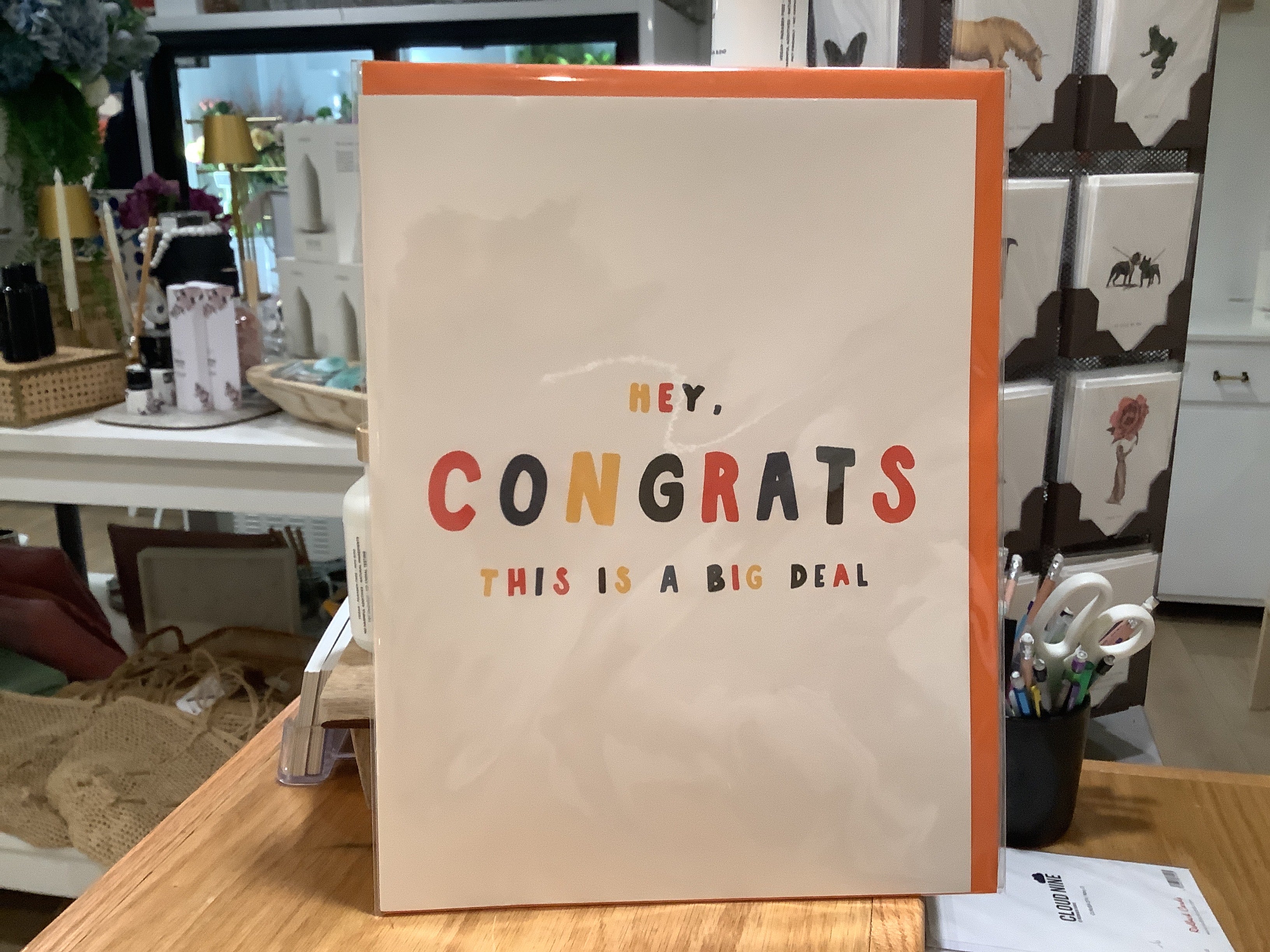 Huge Congrats card