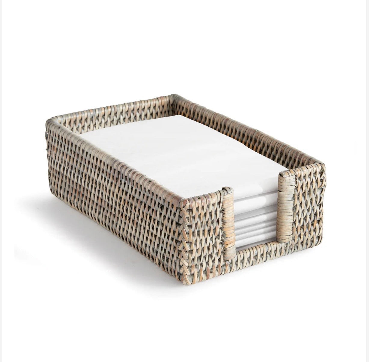 Napa Rattan Guest Napkin Holder (napkins not included)
