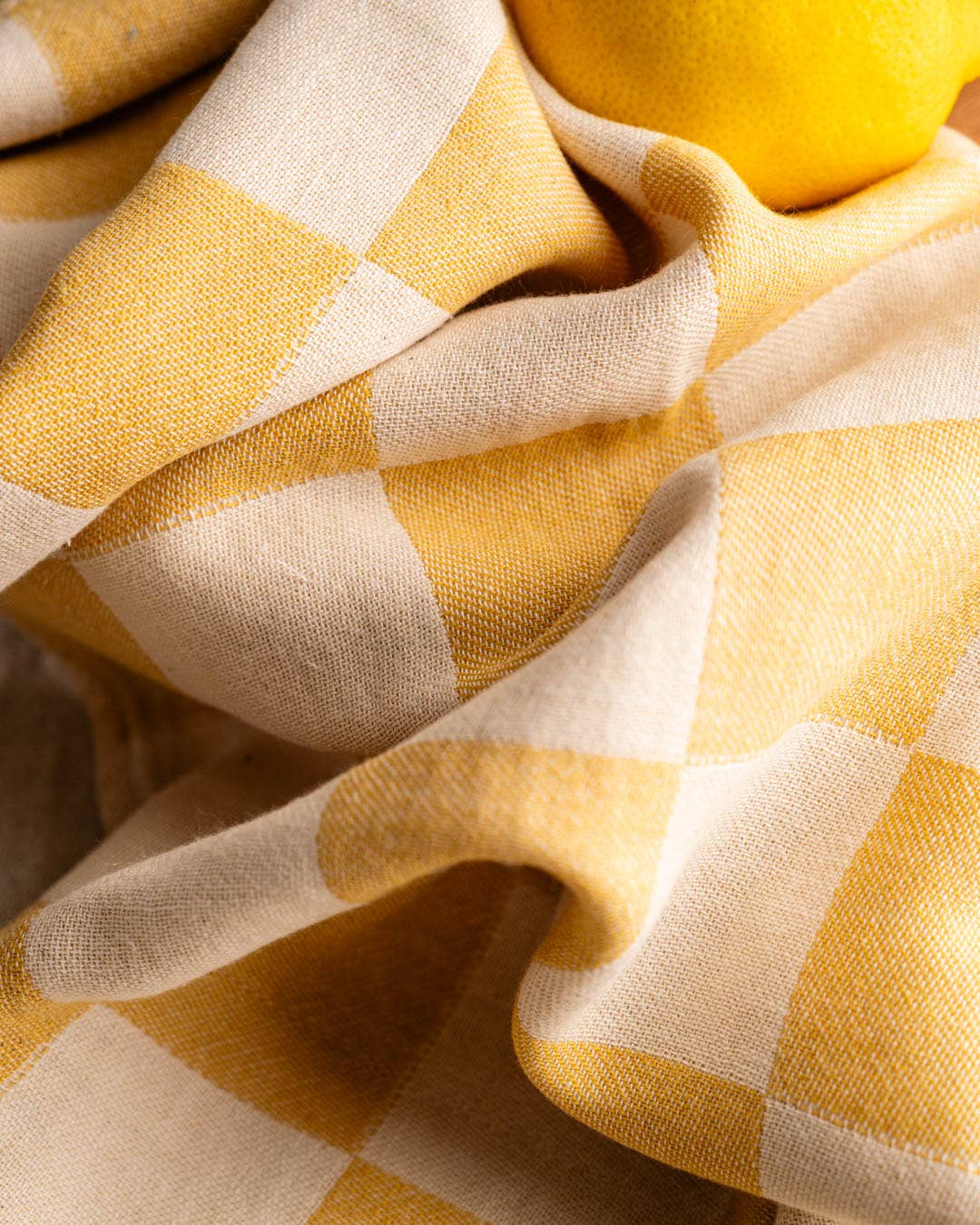 Lemon - Hand Stitched Kitchen Towel