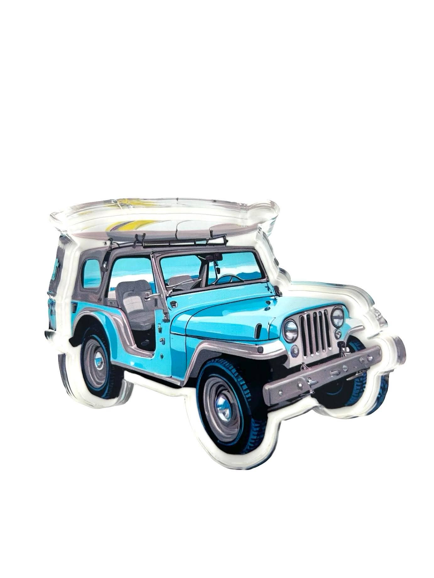 Acrylic Napkin Weight, Jeep