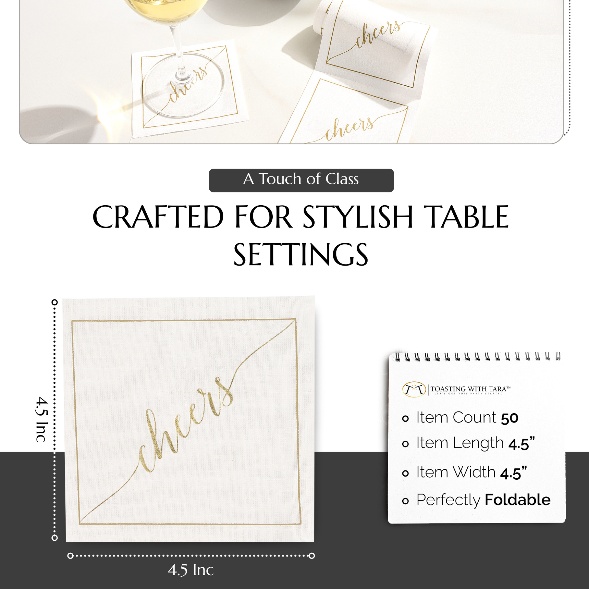 Cheers Cocktail Napkins