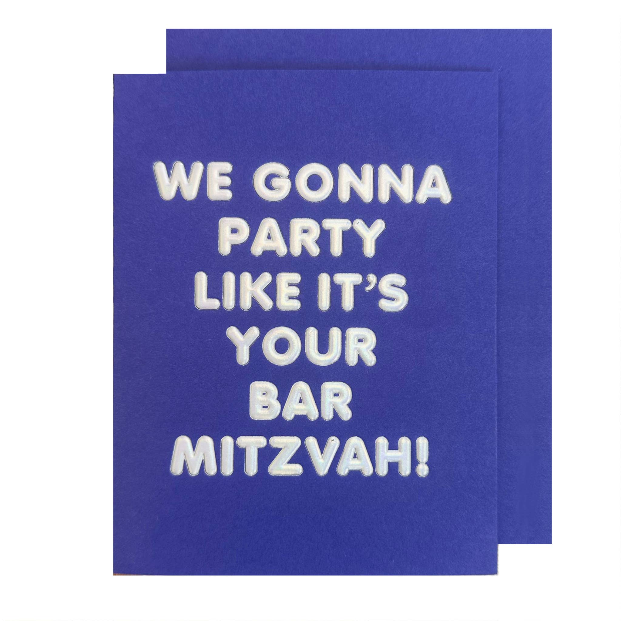 Bar Mitzvah Congrats Card