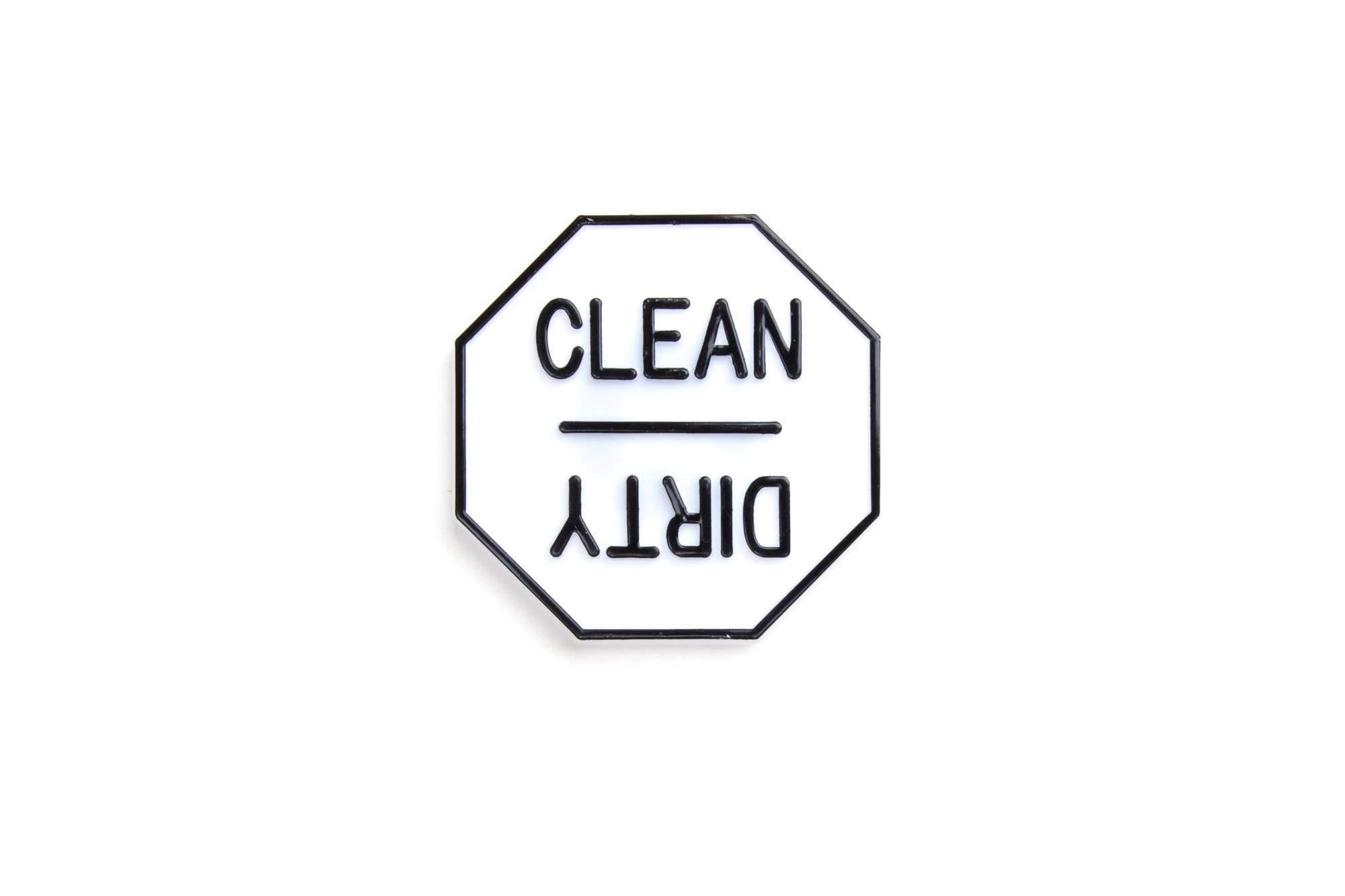 Fox Run Clean or Dirty Dishwasher Magnet, 2.5" x 2.5"