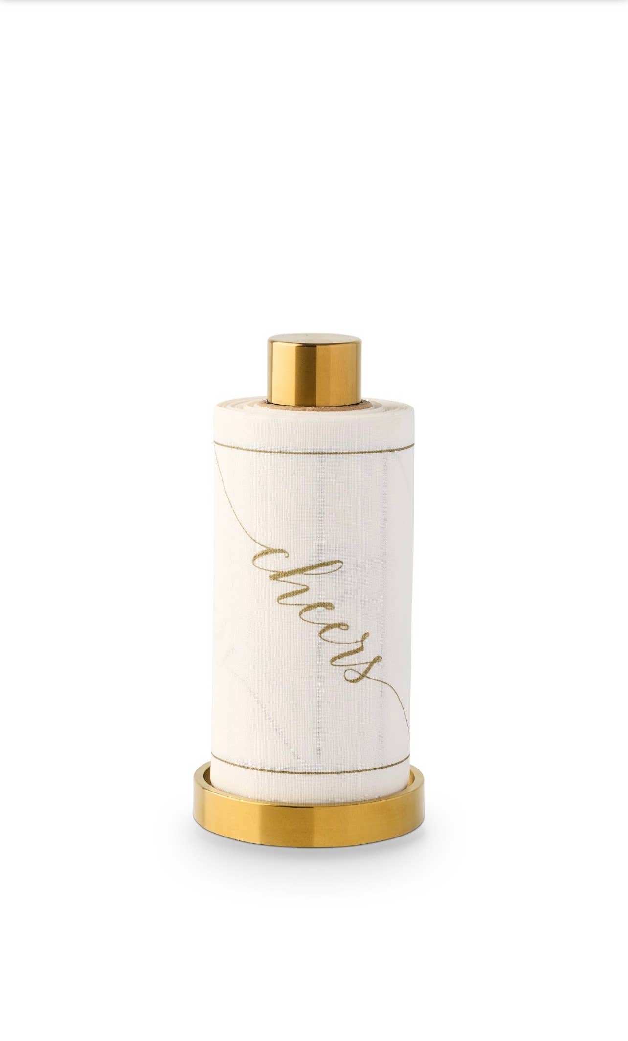COCKTAIL SIZE Gold Stand | For Cocktail Napkin Rolls