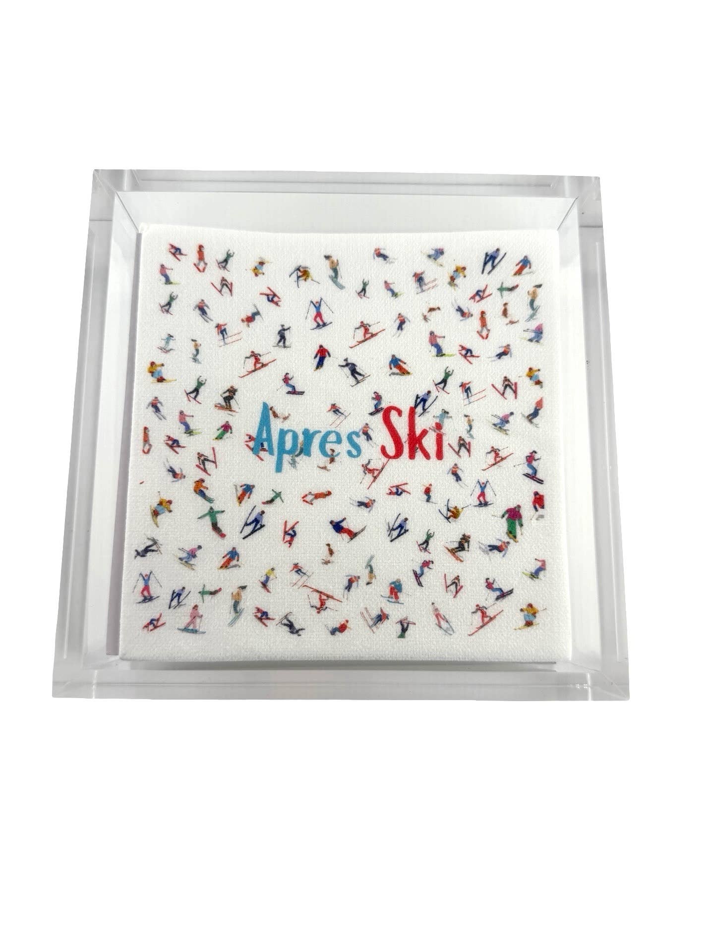 Linen-Feel Cocktail Napkins, Apres Ski