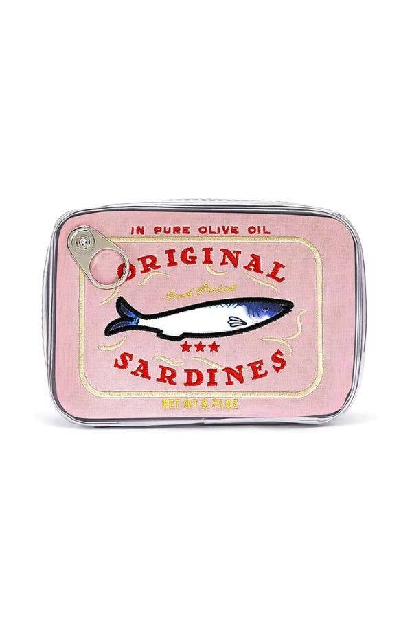 Sardine's Tin Can Gift Cosmetic Bag-Green