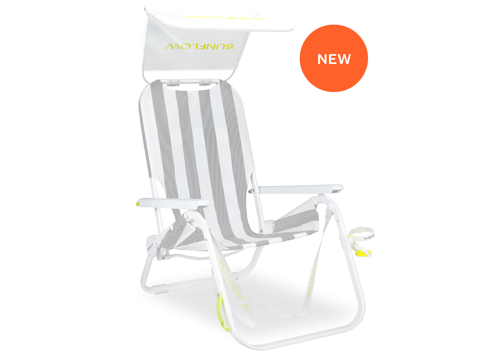 The Shore Thing Chair with Sun Shade and Drink Holder