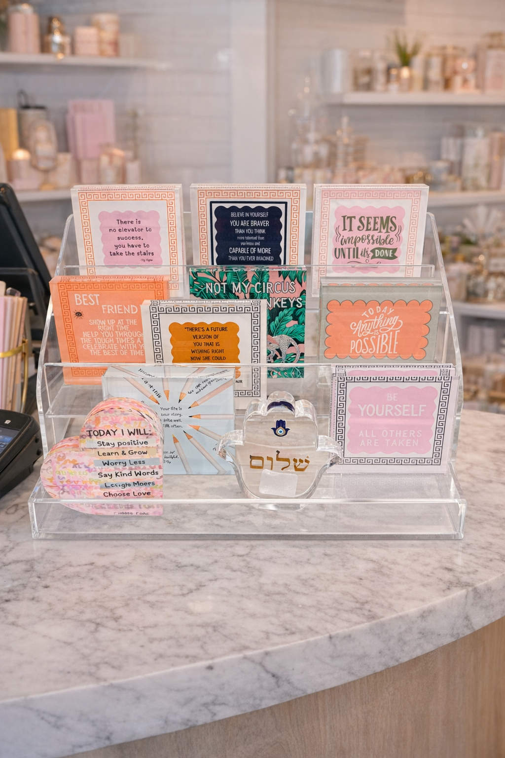 Coaster Display, Acrylic Retail Display