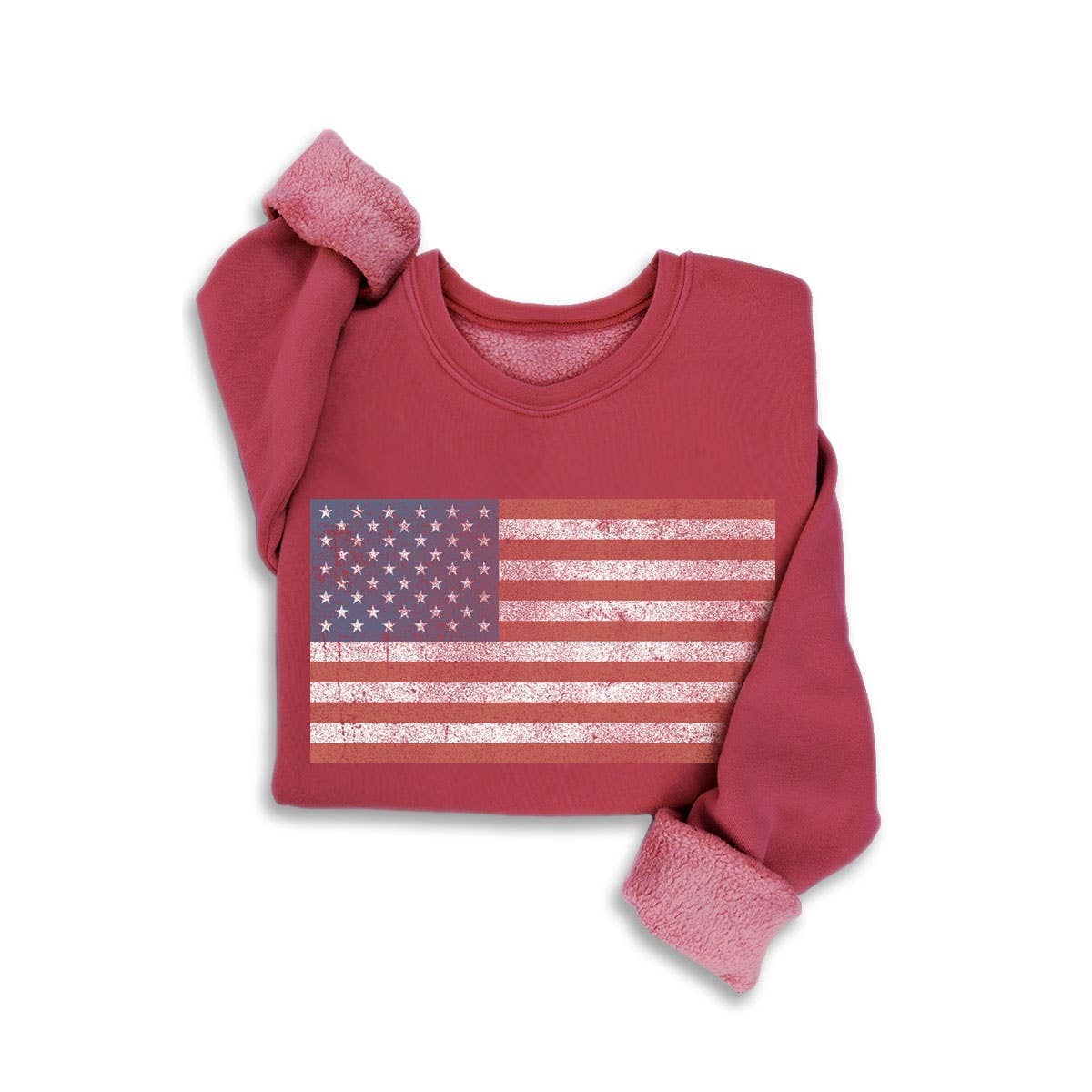 VINTAGE AMERICAN FLAG MINERAL SWEATSHIRTS